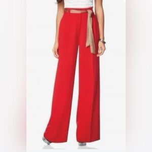 14 Sz Isabella Red wide leg trousers
